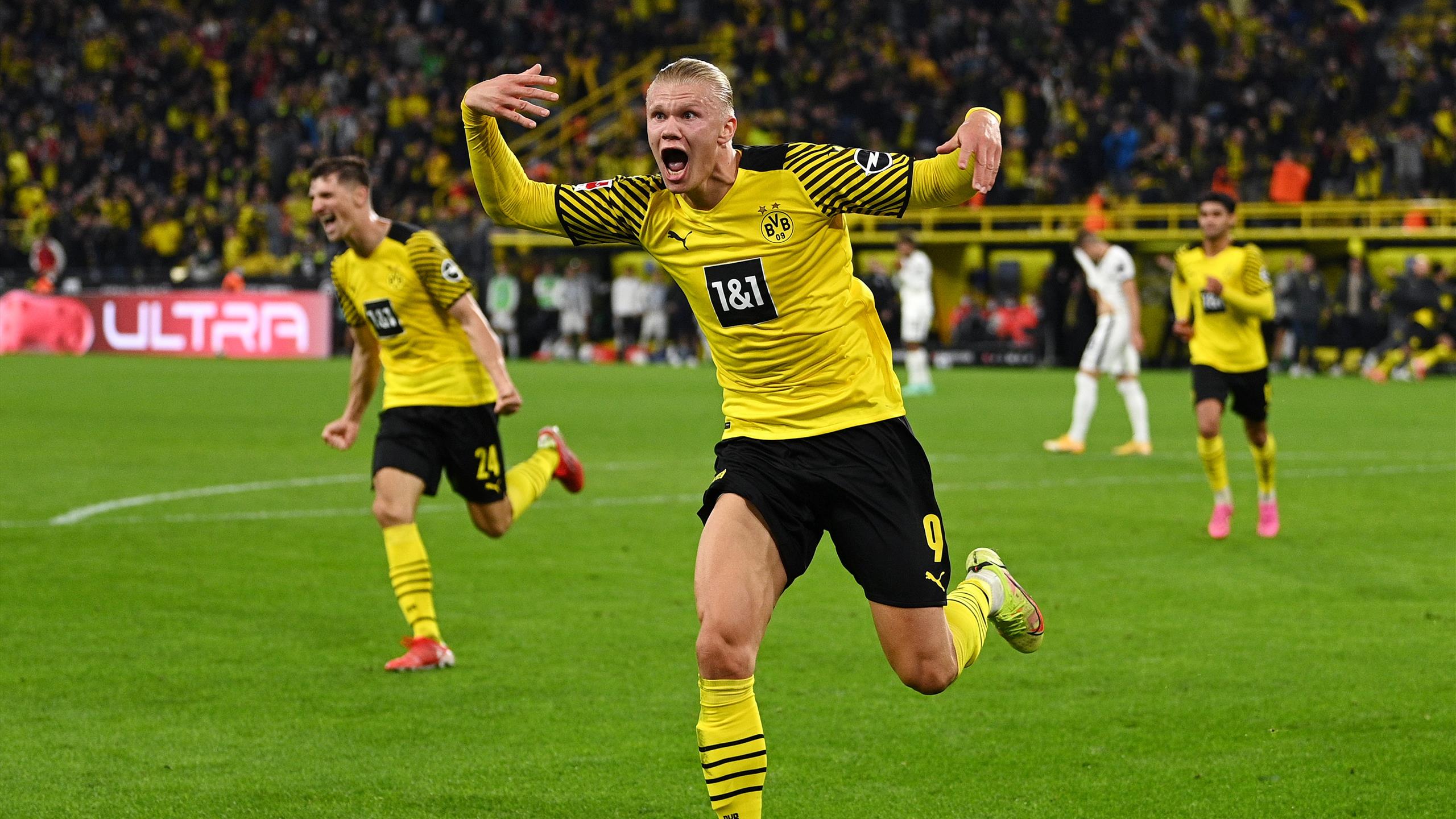 Haaland ghi bàn thắng ở những phút cuối cùng giúp Dortmund chiến thắng đầy nghẹt thở