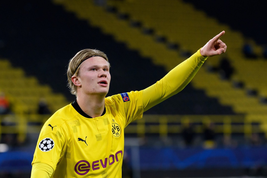 Erling Haaland có phong độ thi đấu ấn tượng trong màu áo Dortmund