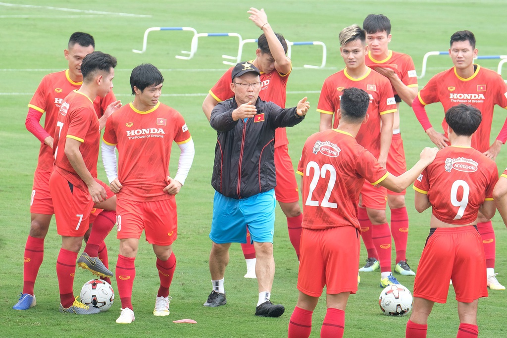 HLV Park Hang Seo đang đi đúng hướng với lối chơi của tuyển Việt Nam